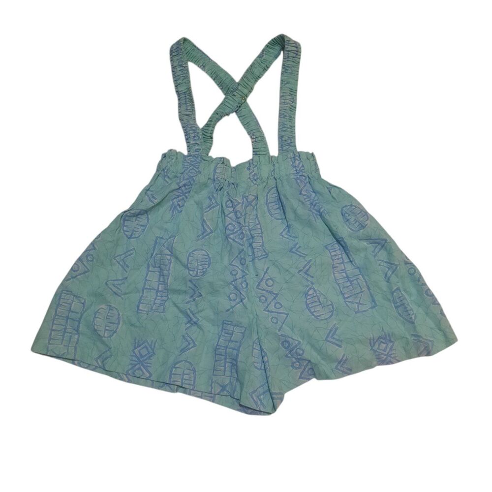 Vintage 1980s Polly Flinders Girls Aztec Culotte Shorts 6x